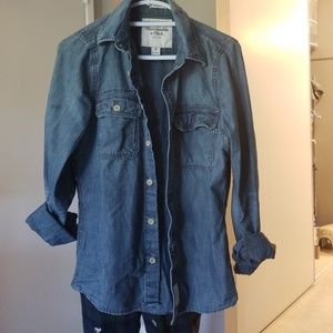 A&F denim shirt